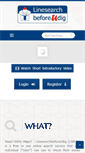 Mobile Screenshot of linesearchbeforeudig.co.uk