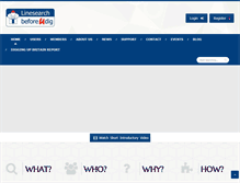 Tablet Screenshot of linesearchbeforeudig.co.uk
